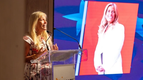 La consejera de Economía, Hacienda y Empleo de la Comunidad de Madrid, Rocío Albert. / LP