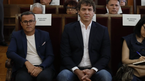 Miguel Ángel Gallardo y David Sánchez. / Pool-Efe