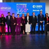 Apertura de la jornada de Executiva 360º este viernes en el edificio Ibercaja de Badajoz. / LP