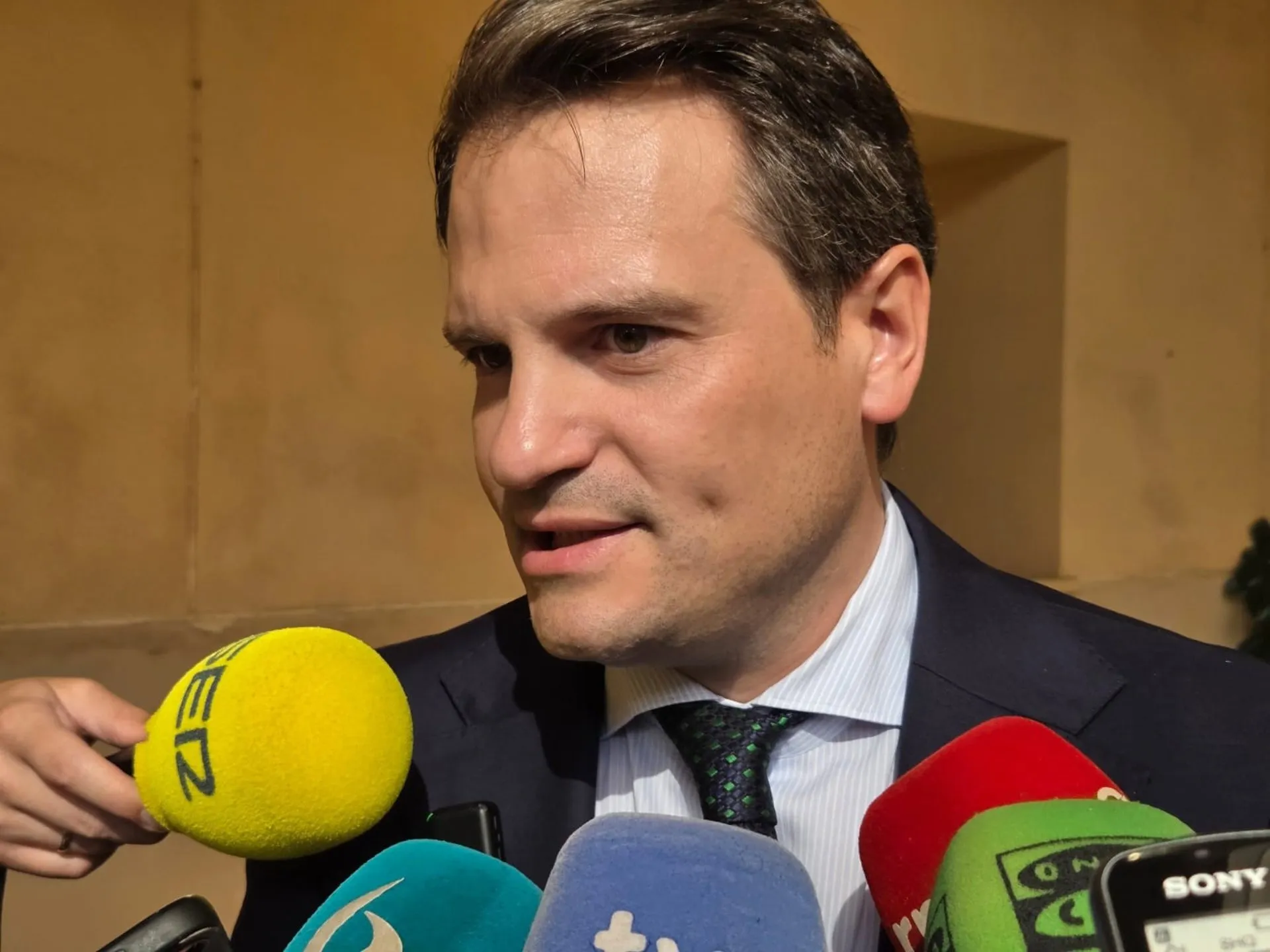 Abel Bautista, secretario general del PP de Extremadura. / EP