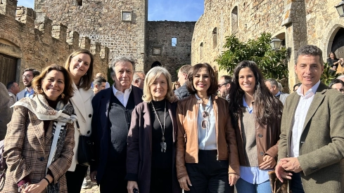 Visita institucional este sábado en Alburquerque. / LP