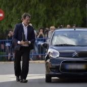 David Sánchez, hermano del presidente del gobierno, llega a la Audiencia de Badajoz. / EP ANDRÉS RODRÍGUEZ David Sánchez, hermano del presidente del gobierno, llega a la Audiencia de Badajoz. / EP ANDRÉS RODRÍGUEZ