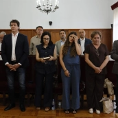 Banquillo de acusados en la sala de la Sección 1ª de la Audiencia Provincial de Badajoz. / LP Banquillo de acusados en la sala de la Sección 1ª de la Audiencia Provincial de Badajoz. / LP