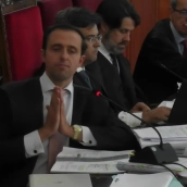 El abogado Pedro del Pino, defensor de Juana Cintas, exdirectora de Recursos Humanos de la institución provincial. / LP El abogado Pedro del Pino, defensor de Juana Cintas, exdirectora de Recursos Humanos de la institución provincial. / LP