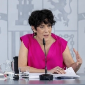 La portavoz del Gobierno y ministra de Inclusión, Seguridad Social y Migraciones, Elma Saiz. / EP La portavoz del Gobierno y ministra de Inclusión, Seguridad Social y Migraciones, Elma Saiz. / EP