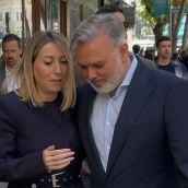 Fernando Pizarro junto a María Guardiola en una imagen de archivo. / LP 
