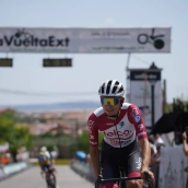 El guipuzcoano ganó en Santiago del Campo tras atacar desde el kilómetro cero en la jornada de 179,4 kms. / LP El guipuzcoano ganó en Santiago del Campo tras atacar desde el kilómetro cero en la jornada de 179,4 kms. / LP