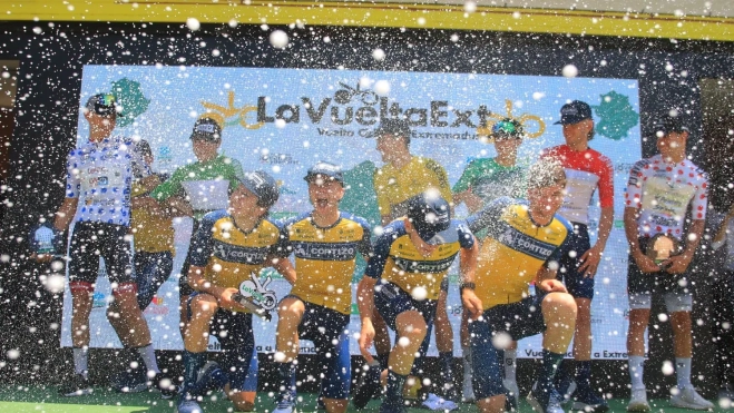 Podium Vuelta Etapa 3 Podium Vuelta Etapa 3