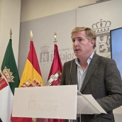 El alcalde de Badajoz, Ignacio Gragera, este martes. / LP