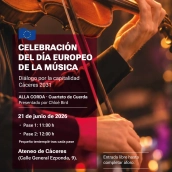 Cáceres 2031 celebrará el Día Europeo de la Música con una propuesta cultural gratuita y familiar que tendrá lugar este domingo. / LP Cáceres 2031 celebrará el Día Europeo de la Música con una propuesta cultural gratuita y familiar que tendrá lugar este domingo. / LP