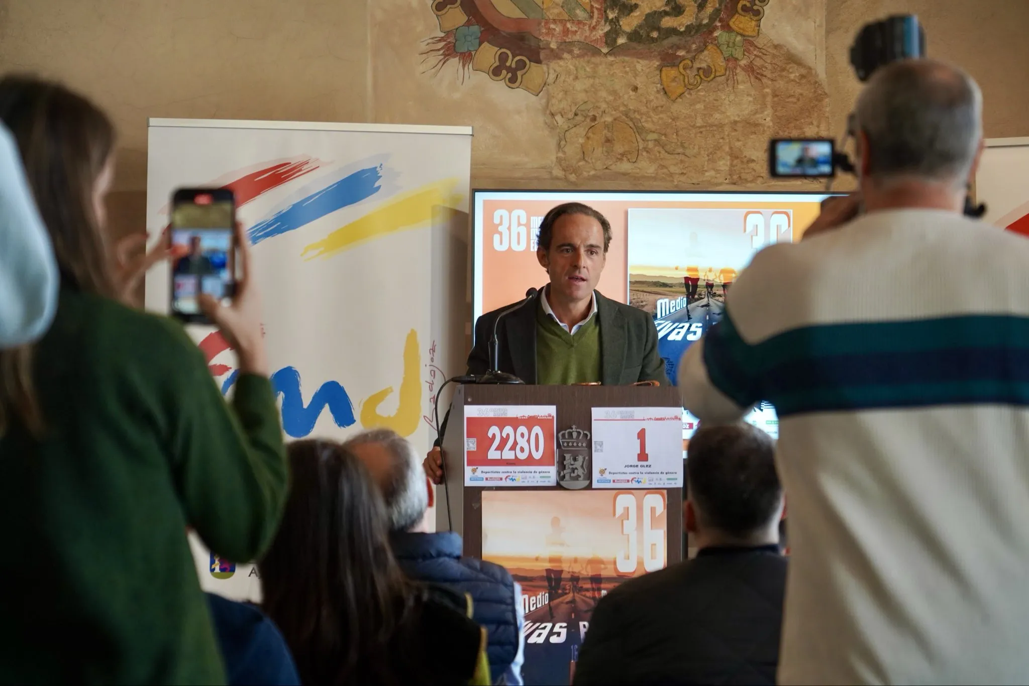 Juan Parejo, concejal de deportes, este martes en Badajoz. / LP Juan Parejo, concejal de deportes, este martes en Badajoz. / LP