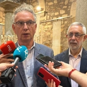 El delegado del Gobierno en Extremadura, José Luis Quintana, este jueves en Cáceres. / EP