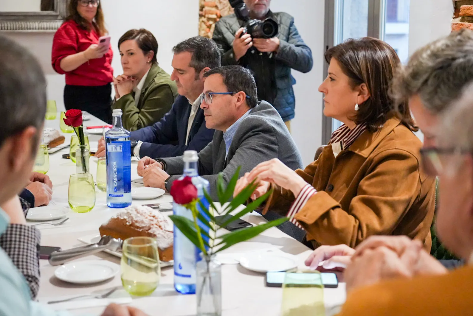 El candidato del PSOE a la Presidencia de la Junta de Extremadura, Miguel Ángel Gallardo, en Plasencia. / LP