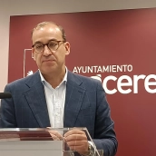 El alcalde de Cáceres, Rafael Mateos. / LP El alcalde de Cáceres, Rafael Mateos. / LP