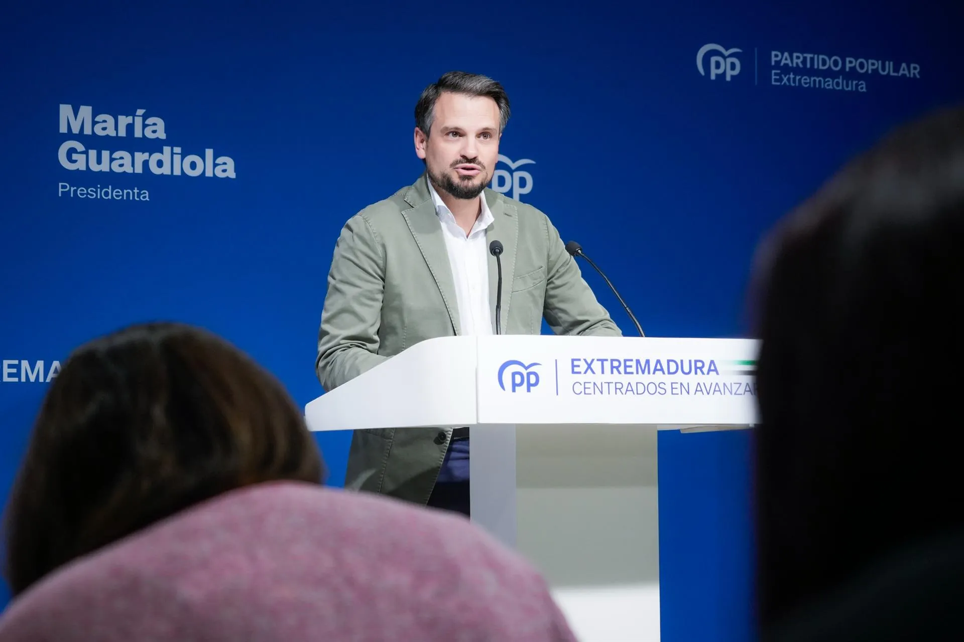 Abel Bautista, secretario general del PP de Extremadura. / LP