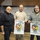 Presentación del Campeonato Ornitológico de Extremadura con Javier Díaz Cieza, Juan Félix Luque y José Luis Bravo. / LP Presentación del Campeonato Ornitológico de Extremadura con Javier Díaz Cieza, Juan Félix Luque y José Luis Bravo. / LP