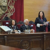 Sala de Gobierno del Tribunal Superior de Justicia de Extremadura en una imagen de archivo. / LP 