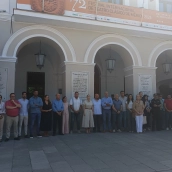 Minutos de silencio hoy en Mérida en recuerdo de las víctimas de los terremotos registrados la semana pasada en Venezuela. / LP