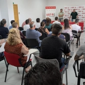  Los sindicatos trasladaron ese aviso en una asamblea celebrada en Mérida, donde informaron a afiliados y delegados sobre la situación de bloqueo. / LP 