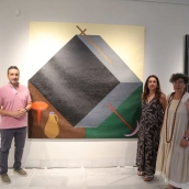 Las obras La piedra en la cantera, de Ramón David Morales García, y Toma la casa, de Ángel Alen Martínez, han sido las ganadoras del XLIV Premio Internacional de Pintura Eugenio Hermoso . / LP Las obras La piedra en la cantera, de Ramón David Morales García, y Toma la casa, de Ángel Alen Martínez, han sido las ganadoras del XLIV Premio Internacional de Pintura Eugenio Hermoso . / LP