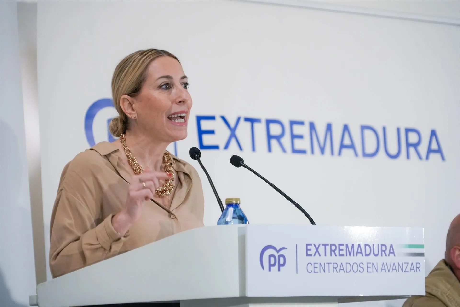 María Guardiola, presidenta regional del PP. / LP