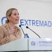 María Guardiola, presidenta regional del PP. / LP