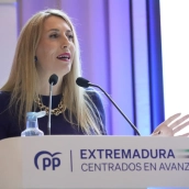 La candidata del PP ala presidencia de la Junta de Extremadura, María Guardiola. / EP La candidata del PP ala presidencia de la Junta de Extremadura, María Guardiola. / EP
