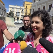 La portavoz del Grupo Municipal Socialista en el Ayuntamiento de Badajoz, Silvia González. / LP La portavoz del Grupo Municipal Socialista en el Ayuntamiento de Badajoz, Silvia González. / LP
