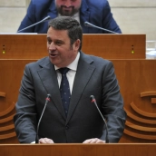 La propuesta fue defendida en el pleno de la cámara regional por el diputado de Vox Alfredo Galavis. / LP 