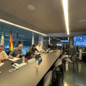Reunión del Cecopi en Extremadura en la madrugada de este viernes. / LP
