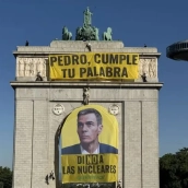 La organización pidió a Pedro Sánchez que cumpla el calendario de cierre nuclear y recordó que la central de Almaraz debe apagar sus reactores en 2027 y 2028. / LP La organización pidió a Pedro Sánchez que cumpla el calendario de cierre nuclear y recordó que la central de Almaraz debe apagar sus reactores en 2027 y 2028. / LP
