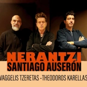 Cartel del concierto de Santiago Auseron. / LP