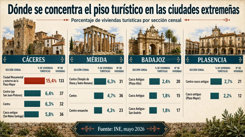 CUADRO 7 VUT EXTREMADURA POR BARRIOS CON MÁS VUT CUADRO 7 VUT EXTREMADURA POR BARRIOS CON MÁS VUT