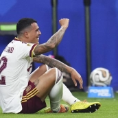 El extremeño Pedro Porro celebrando uno de sus dos goles en este mundial. / LP