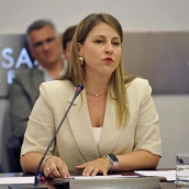 La consejera de Educación y Formación Profesional, Sandra Valencia. / LP La consejera de Educación y Formación Profesional, Sandra Valencia. / LP
