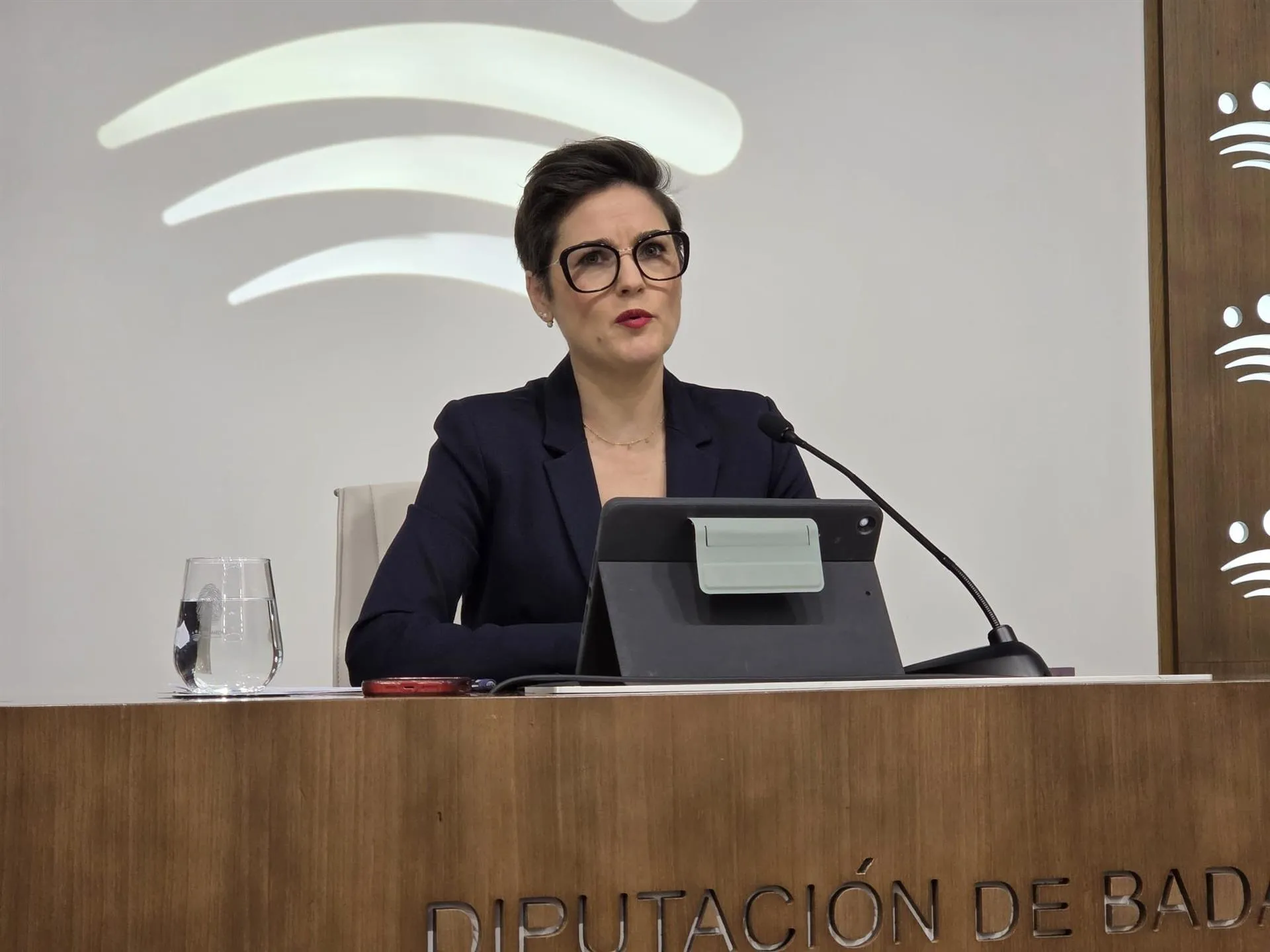 La presidenta de la Diputación de Badajoz, Raquel del Puerto. / LP