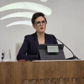 La presidenta de la Diputación de Badajoz, Raquel del Puerto. / LP