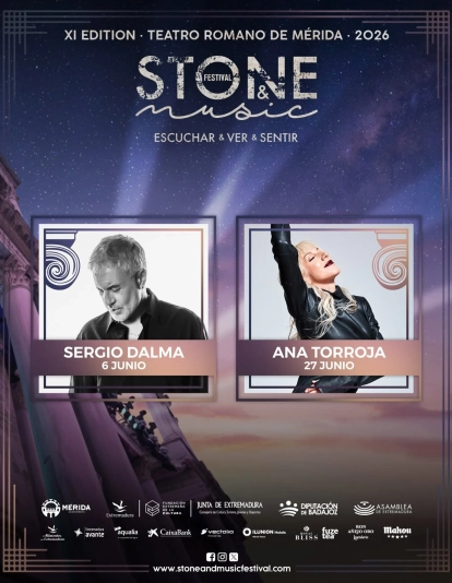El Stone & Music Festival ha revelado las dos primeras estrellas que brillarán en su edición de 2026: Sergio Dalma y Ana Torroja. / LP