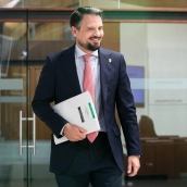 El vicepresidente y consejero de Presidencia, Coordinación de la Acción de Gobierno, Interior y Emergencias, Abel Bautista. / LP 