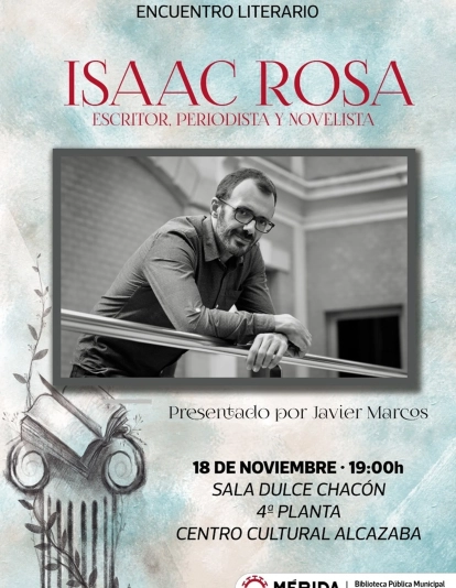 El martes 18 de junio, a las 19:00 horas y en Sala Dulce Chacón, Isaac Rosa presenta 'Las buenas noches'. / LP