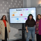 Presentación de actividades organizadas por la Asociación Malvaluna para el 25N. / LP Presentación de actividades organizadas por la Asociación Malvaluna para el 25N. / LP