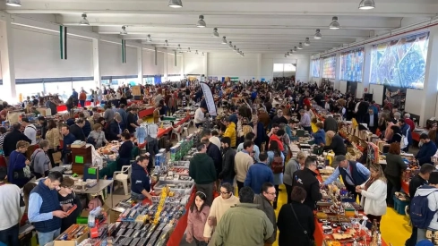 Feria del coleccionismo de Villanueva de la Serena en una edición anterior. / LP