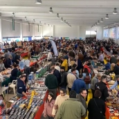 Feria del coleccionismo de Villanueva de la Serena en una edición anterior. / LP