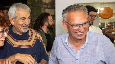 Visita de autoridades al estreno de ‘La Comedia de la Olla’.
