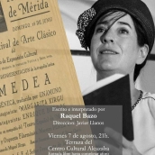 La terraza del Centro Cultural Alcazaba acogerá este viernes, 7 de agosto, la representación de “50.000 pesetas, crónica de un estreno histórico”. / LP
