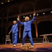 Rafael Álvarez ‘El Brujo’ ha vuelto a demostrar por qué su nombre forma parte de la historia del Festival de Alcántara. / Diego Casillas Rafael Álvarez ‘El Brujo’ ha vuelto a demostrar por qué su nombre forma parte de la historia del Festival de Alcántara. / Diego Casillas