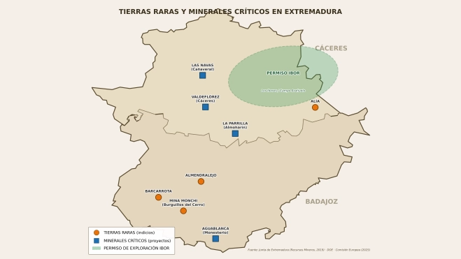 CUADRO 2 MAPA EXTREMADURA CUADRO 2 MAPA EXTREMADURA