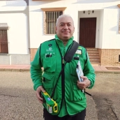 Óscar Cordón Pachón, vendedor de la ONCE desde 2016. / LP Óscar Cordón Pachón, vendedor de la ONCE desde 2016. / LP