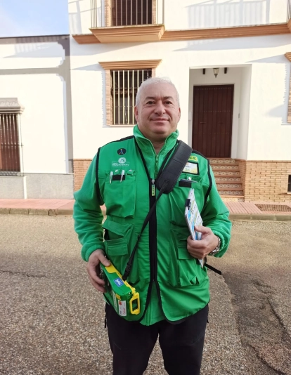 Óscar Cordón Pachón, vendedor de la ONCE desde 2016. / LP