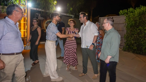 Visita de Carlos Cuerpo a Mérida.